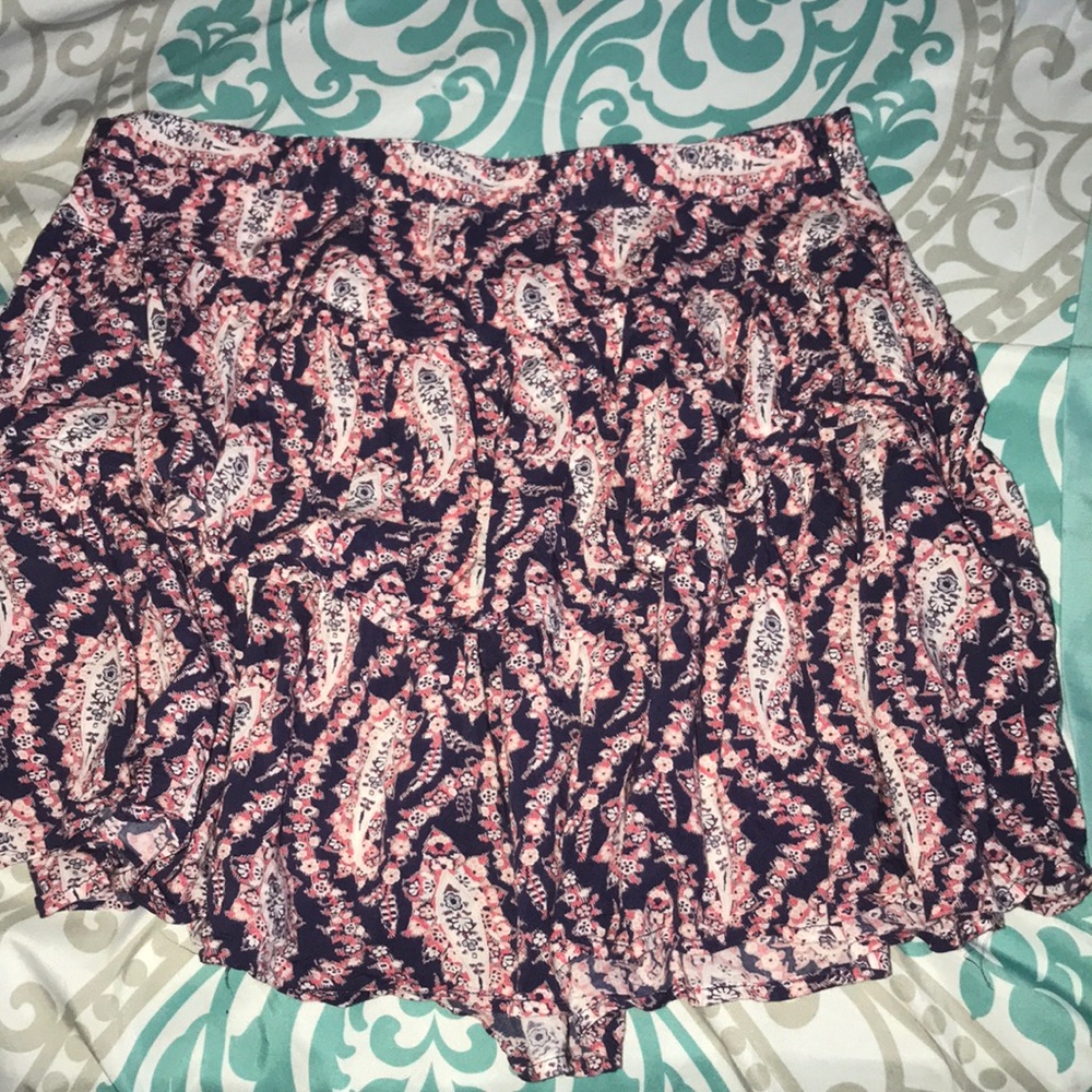 Pink and blue skirt